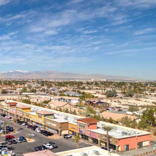 Retail drone photography Las Vegas by Rick Rowland