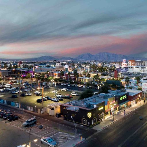 Commercial twilight property photography Las Vegas by Rick Rowland